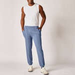 Pantalon loisirs molleton, bas resserrés - blancheporte Pantalon loisirs molleton, bas resserrés - blancheporte