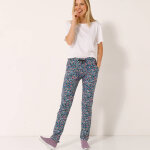 Pantalon maille fluide imprim - blancheporte