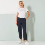 Pantalon mom 7 / 8me uni, coton - blancheporte