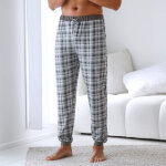 Pantalon pyjama bas resserrés - lot de 2 - blancheporte Pantalon pyjama bas resserrés - lot de 2 - blancheporte