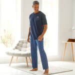 Pantalon pyjama coton carreaux - blancheporte