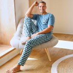 Pantalon pyjama coton imprim - blancheporte