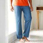 Pantalon pyjama coton uni - blancheporte