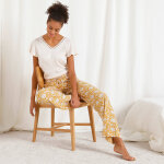 Pantalon de pyjama imprim fleurs  laurette  - blancheporte