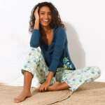 Pantalon de pyjama imprim fleuri - blancheporte