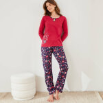 Pantalon pyjama imprim� floral - blancheporte