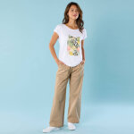 Pantalon spcial petites, coupe large - blancheporte