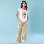 Pantalon sp�cial petites, coupe large - blancheporte