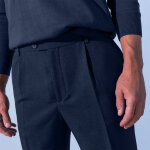 Pantalon taille �lastiqu�e � pinces - polyester - blancheporte