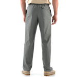 Pantalon toile ceinture �lastiqu�e - blancheporte