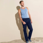 Pantalon toile ceinture �lastiqu�e - blancheporte