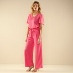 Pantalon uni large et fluide - blancheporte