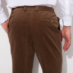 Pantalon ville velours ctel  pinces, lastiqu cts - blancheporte