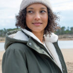 Parka dperlante  capuche, double polaire sherpa - blancheporte