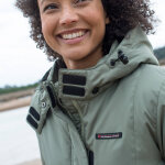 Parka impermable double polaire unie - 38 - vert - outdoor collection