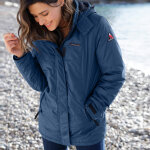 Parka impermable double polaire unie - outdoor collection