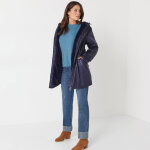 Parka impermable fourre, mi - longue - blancheporte