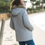 Parka impermable zippe capuche - blancheporte