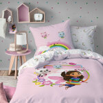 Parure de lit gabby et la maison magique coton - gabby et la maison magique