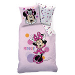 Parure de lit minnie® - coton - parure housse de couette + taie(s) 1 personne : 140x200cm + 1 taie - ... Parure de lit minnie® - coton - parure housse de couette + taie(s) 1 personne : 140x200cm + 1 taie - ...