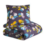 Parure de lit taie(s) + housse de couette soizic imprimée fleurs en coton - blancheporte Parure de lit taie(s) + housse de couette soizic imprimée fleurs en coton - blancheporte