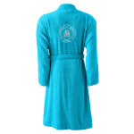 Peignoir adulte om personnalisable - 44 / 48 - bleu - om