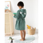 Peignoir de bain dguisement enfant dinosaure ponge coton - 340g / m - 10 / 12 ans - vert - colombine ...