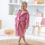 Peignoir de bain enfant  capuche licorne personnalisable microfibre - blancheporte