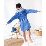 Peignoir de bain enfant � capuche requin personnalisable - 340g / m� - colombine des petits