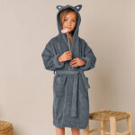 Peignoir de bain enfant chat  capuche - colombine des petits