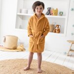Peignoir de bain enfant ours  capuche microfibre toute douce - blancheporte