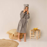 Peignoir de bain enfant personnalisable ourson  capuche - colombine des petits
