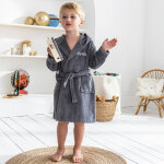 Peignoir de bain enfant personnalisable raton laveur - colombine des petits
