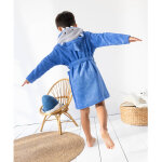 Peignoir de bain enfant requin ponge coton - 340g / m - colombine des petits