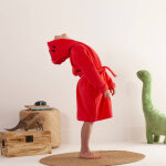 Peignoir de bain enfant tigre ponge coton - 340g / m - colombine des petits