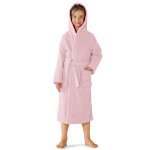 Peignoir enfant � capuche - �ponge bouclette 340 g / m� - blancheporte