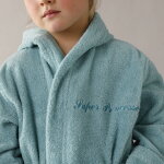 Peignoir enfant ponge  capuche personnalisable - colombine des petits