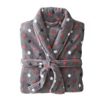 Peignoir polaire toucher peluche manches longues, longueur 115 cm - blancheporte