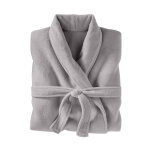 Peignoir polaire toucher peluche manches longues, longueur 130 cm - blancheporte