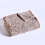 Plaid effet fourrure ultra moelleux - blancheporte