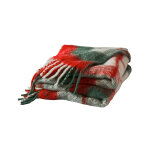 Plaid  franges, carreaux tiss - teints - blancheporte