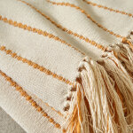 Plaid ou jet de canap tissage artisanal - blancheporte