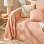Plaid ou jeté uni coton tissage artisanal - blancheporte Plaid ou jeté uni coton tissage artisanal - blancheporte