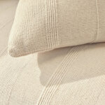 Plaid ou jet uni coton tissage artisanal - blancheporte