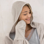 Plaid polaire � capuche - blancheporte