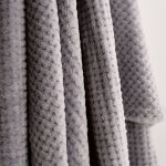 Plaid polaire nid d'abeille - blancheporte