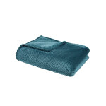 Plaid polaire nid d'abeille - blancheporte