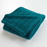 Plaid polaire relif toucher peluche - blancheporte