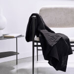 Plaid uni ou jet de canap gaze de coton - blancheporte