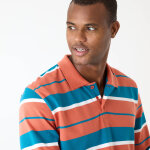 Polo ray�e maille piqu�e manches longues - blancheporte